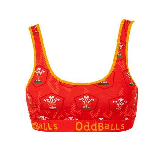 Welsh Rugby Union Flames - Ladies Bralette
