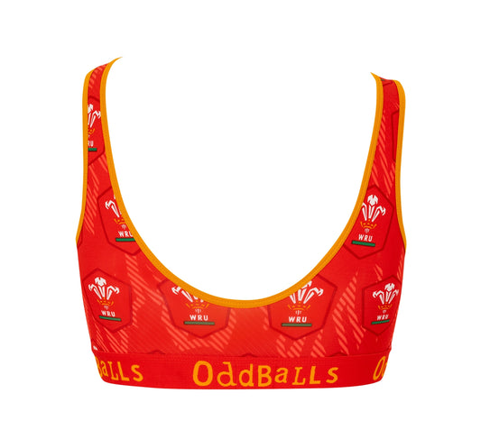 Welsh Rugby Union Flames - Ladies Bralette